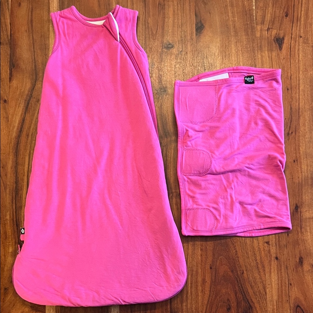 Pink KYTE baby swaddler / sleep sack XS